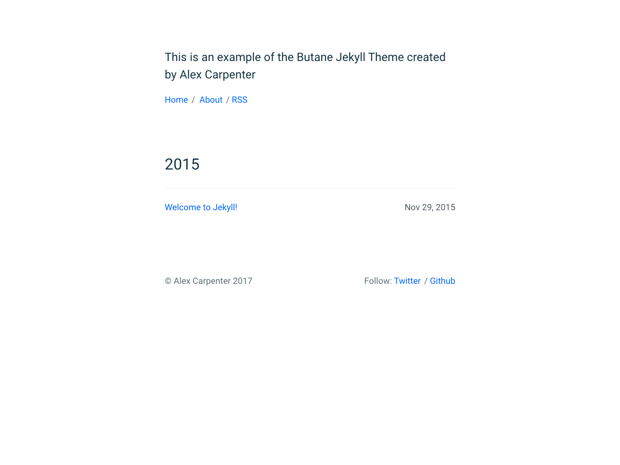 Butane screenshot