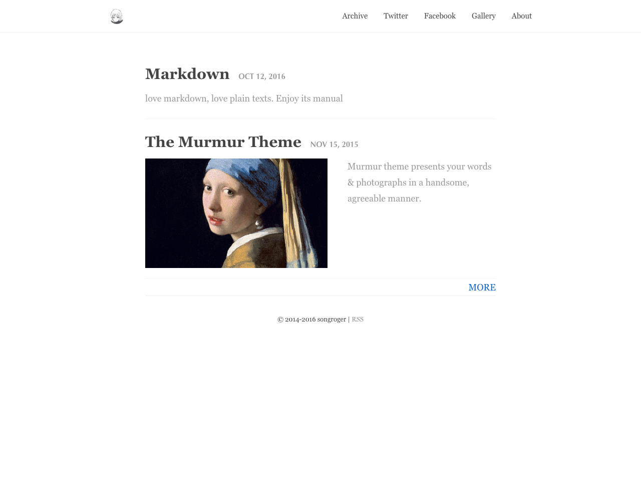 Murmur screenshot