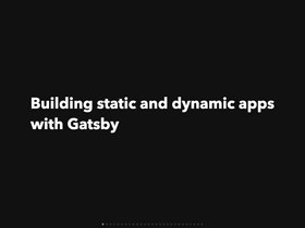 Gatsby App Starter Rest Api screenshot